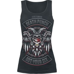 Five Finger Death Punch Biker Badge Dámský top černá