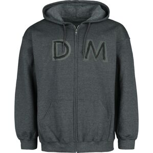 Depeche Mode DM 23 World Tour Mikina s kapucí na zip šedá