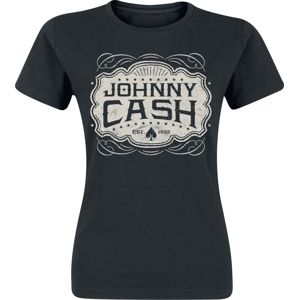 Johnny Cash Emblem dívcí tricko černá