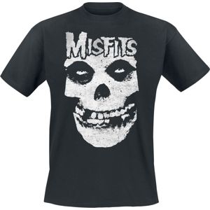 Misfits Skull Tričko černá