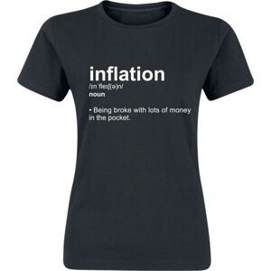 Sprüche Definition Inflation Dámské tričko černá