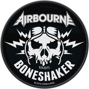 Airbourne Boneshaker nášivka cerná/bílá