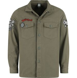 Motörhead Motörhead Military Shirt - Shacket Košile khaki
