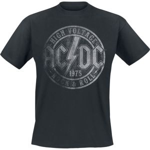 AC/DC High Voltage 1975 Tričko černá