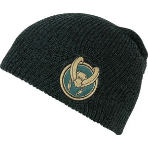 Loki Logo Beanie čepice cerná/zelená
