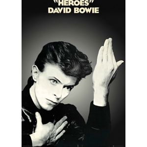 David Bowie Heroes plakát vícebarevný