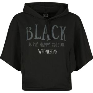 Wednesday Black Is My Happy Colour Dámská mikina s kapucí černá