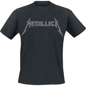 Metallica 40th Anniversary Songs Logo Tričko černá