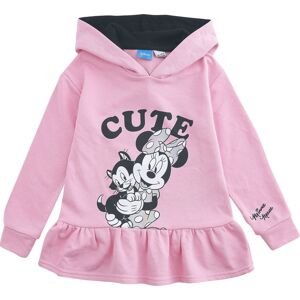 Mickey & Minnie Mouse Kids - Minnie Mouse detská mikina s kapucí světle růžová