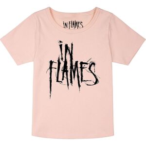 In Flames Metal-Kids - Logo detské tricko světle růžová