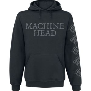 Machine Head Lion Crest Rays Mikina s kapucí černá