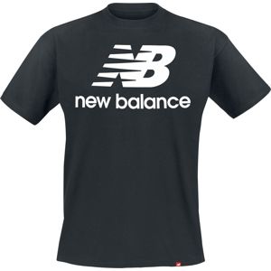 New Balance Tričko Essentials Stacked Logo tricko černá