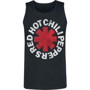 Red Hot Chili Peppers Distressed Logo Tank top černá