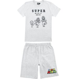 Super Mario Kids - Super Mario World Dětská pyžama šedá