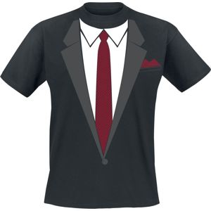 Sako s kravatou Tričko černá