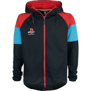 Playstation Logo mikina s kapucí na zip černá