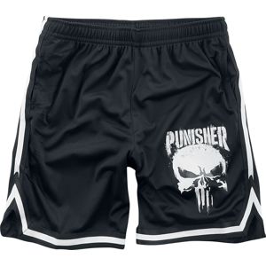 The Punisher Sprayed Skull Logo Kraťasy cerná/bílá