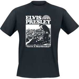 Presley, Elvis A Heartbreaker Tričko černá