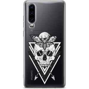 Finoo Sacred Tri Skull - Huawei kryt na mobilní telefon bílá/cerná