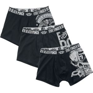 Five Finger Death Punch EMP Signature Collection Boxerky cerná/šedá