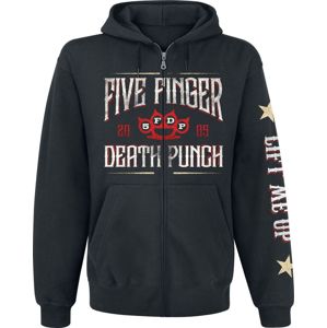 Five Finger Death Punch Laurel Emblem Mikina s kapucí na zip černá
