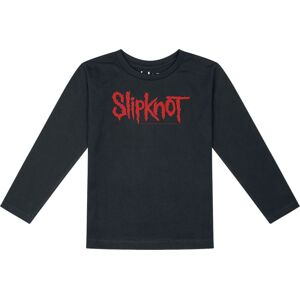 Slipknot Metal-Kids - Logo detské tricko - dlouhý rukáv černá
