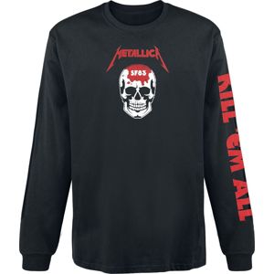 Metallica Kill 'Em All - Skull Tričko s dlouhým rukávem černá