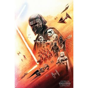 Star Wars Episode 9 - Der Aufstieg Skywalkers - Kylo Ren plakát vícebarevný
