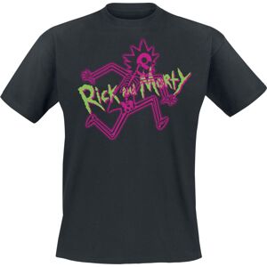 Rick And Morty Rick - Skeleton Tričko černá
