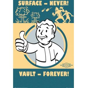 Fallout 4 - Vault Forever plakát vícebarevný