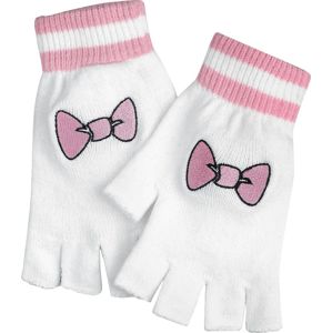 Aristocats Marie rukavice bez prstu bílá/ružová