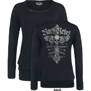 Rock Rebel by EMP Fast And Loose dívcí triko s dlouhými rukávy černá