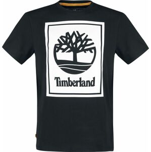 Timberland Tricko YC Stack Logo Tričko černá