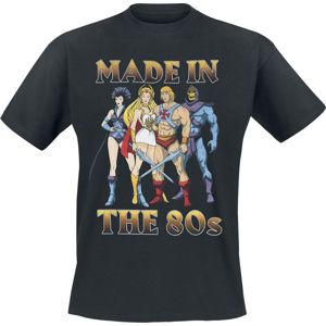 Masters Of The Universe He-Man - Made In The 80s Tričko černá