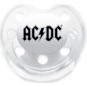 AC/DC Metal-Kids - Logo Schnuller bílá/cerná