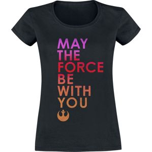 Star Wars May The Force Dámské tričko černá