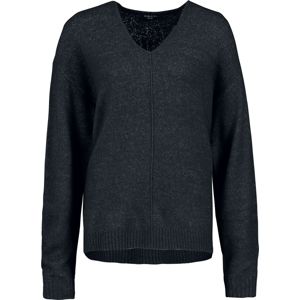 Sublevel Dámský pulovr s Véčkovým výstřihem Dívcí svetr námořnická modrá