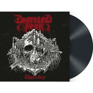 Deserted Fear Doomsday LP a plakát černá