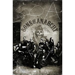 Sons Of Anarchy Vintage plakát cerná/bílá