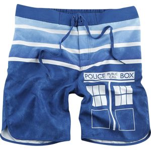 Doctor Who Police Box pánské plavky modrá