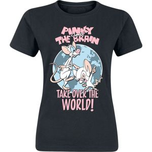 Animaniacs Pinky And The Brain - Take Over The World Tričko černá