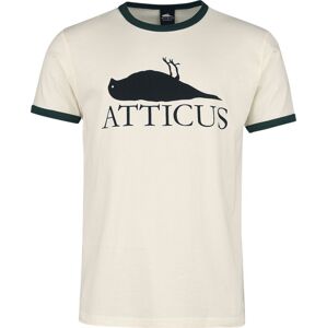 Atticus Brand Logo Ringer T-Shirt Tričko přírodní