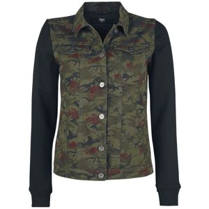 Black Premium by EMP camouflage Jacke mit Sweat-Ärmeln Dámská bunda maskáčová/černá