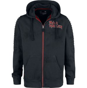 Iron Maiden EMP Signature Collection Mikina s kapucí na zip tmave šedá/cerná