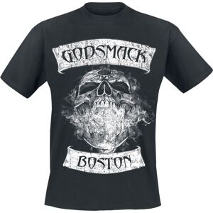 Godsmack Burning Skull Tričko černá