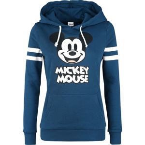 Mickey & Minnie Mouse Mikina Stripes Dámská mikina s kapucí modrá