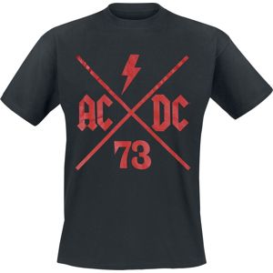 AC/DC Flash Tričko černá