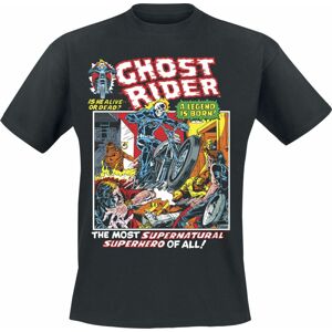 Marvel Comics Ghost Rider Tričko černá