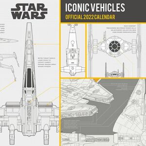 Star Wars Vehicles - 2022 Nástenný kalendář vícebarevný