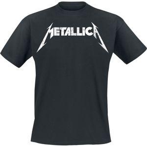 Metallica Textured Logo Tričko černá